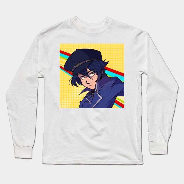 Naoto shirogane p4 Long Sleeve T-Shirt by toothy.crow